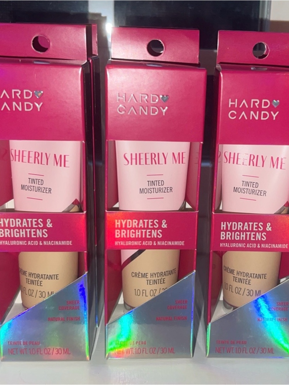 Hard Candy Sheerly Me Tinted Moisturizer - Pink Packaging, Natural Shade